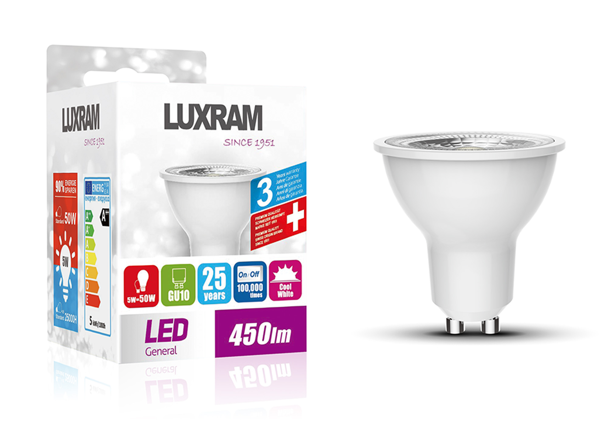 HE Duramax LED Lamps Luxram Spot Lamps